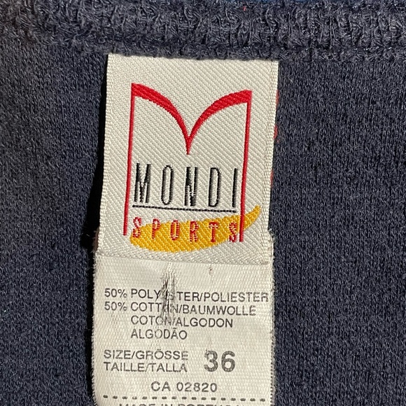 Vintage Mondi Sports Zip-Up Jacket Made in Portugal - Picture 5 of 10